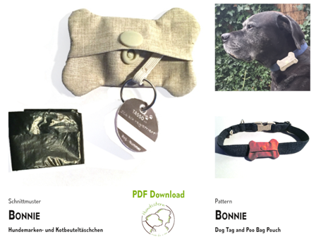 BONNIE Hundemarkentäschchen